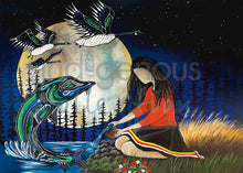 Load image into Gallery viewer, 12 Moons Art Cards - a card for every month! - by Indigenous Artist Jessica Somers - North of Fifty Indigenous Boutique