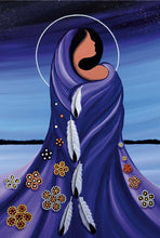 Charger l'image dans la galerie, Morning Star indigenous wall art by Betty Albert Canada