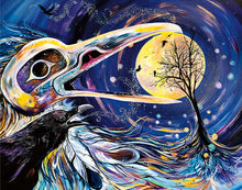 Charger l'image dans la galerie, LIMITED EDITION ART PRINT -  Raven Moon by Metis artist, Carla Joseph - North of Fifty Indigenous Boutique