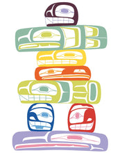 Load image into Gallery viewer, LIMITED EDITION ART PRINT -  Inukshuk by Ben Houstie - North of 50 Métis Designs