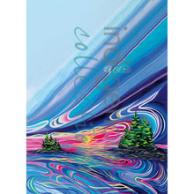Load image into Gallery viewer, "Reflect and Grow with Love" Tea Towel by Shawna Boulette Grapentine