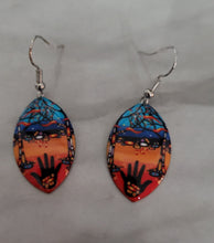 Load image into Gallery viewer, john rombough, indigenous artist, native art earrings