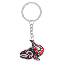 Load image into Gallery viewer, salmon key chain native artist jamie sterritt
