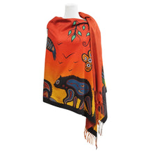 Charger l'image dans la galerie, "Seven Grandfather Teachings" Eco Shawl by Native Artist, Cody Houle - North of Fifty Indigenous Boutique