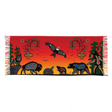 Charger l'image dans la galerie, "Seven Grandfather Teachings" Eco Shawl by Native Artist, Cody Houle - North of Fifty Indigenous Boutique