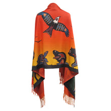 Charger l'image dans la galerie, "Seven Grandfather Teachings" Eco Shawl by Native Artist, Cody Houle - North of Fifty Indigenous Boutique