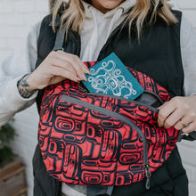 Load image into Gallery viewer, Sling Back Pack - Tradition by Namgis First Nations artist Ryan Cranmer - North of Fifty Indigenous Boutique