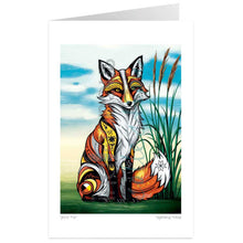 Load image into Gallery viewer, Stephanie White Spirit Fox Wall Art | Native Art Canada