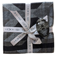 Load image into Gallery viewer, Visions of Our Ancestors Shawl by Coast Salish artist Leila Stogan - North of Fifty Indigenous Boutique