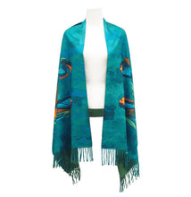Load image into Gallery viewer, Friends art shawl by Maxine Noel First Nations Art , Native Artist, Indigenous Art