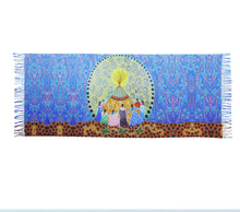 Load image into Gallery viewer, "Dancing Women" Art Print Shawl design by Métis Artist, Leah Dorion - North of Fifty Indigenous Boutique