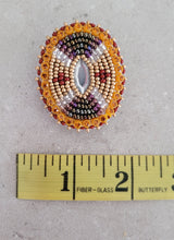 Load image into Gallery viewer, Beaded Medallion Earrings - North of Fifty Indigenous Boutique