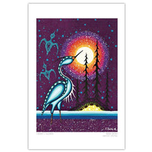 Load image into Gallery viewer, Native Artist Jack Jacko, Indigenous Art, Crane