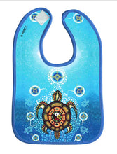 Load image into Gallery viewer, Native Artist Jack Jacko, Indigenous art, Medicine Trutle, Bib