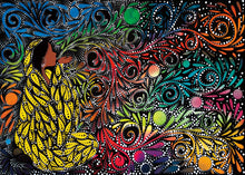 Load image into Gallery viewer, Imagination by Cree, Native artist, Indigenous Art, Betty Albert, North of Fifty 50