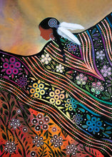 Load image into Gallery viewer, Shawl Dance by Cree, Native artist, Indigenous Art, Betty Albert, North of Fifty 50