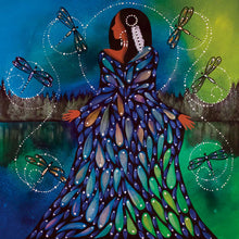 Load image into Gallery viewer, Transformation II by Cree, Native artist, Indigenous Art, Betty Albert, North of Fifty 50
