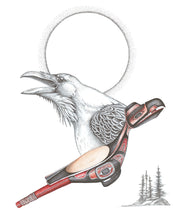 Load image into Gallery viewer, LIMITED EDITION ART PRINT -  Shaman's Rattler by Charles Silverfox - North of 50 Métis Designs