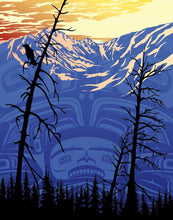 Load image into Gallery viewer, Best Friends at Sunset by Mark Preston, native artist, Indigenous Art, Northwest Coast art, North of Fifty 50