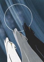 Load image into Gallery viewer, LIMITED EDITION ART PRINT - Pack Song by Rick Beaver - North of 50 Métis Designs