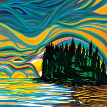 Charger l'image dans la galerie, Back to my Roots by Native artist Shawna Boulette Grapentine, North of Fifty 50