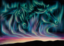 Charger l'image dans la galerie, Sky Dance Horses by Indigenous Artist Amy Keller-Rempp  North of 50