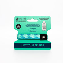Load image into Gallery viewer, Eco Spirit wristband, by Dylan Thomas, half inch wide - North of Fifty Indigenous Boutique