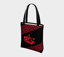 Charger l'image dans la galerie, Metis Nation Black Tote, Lined - North of 50 Métis Designs
