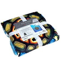 Load image into Gallery viewer, Medicine Turtle Baby Blanket, design by  Native Artist James Jacko - North of Fifty Indigenous Boutique