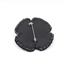 Load image into Gallery viewer, Beaded Poppy Pin - North of Fifty Indigenous Boutique