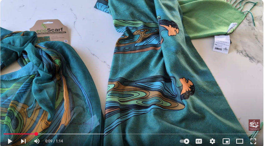 Scarves and Shawls - Same, but different!