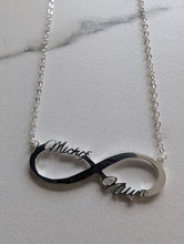 Load image into Gallery viewer, Michif Niiya Infinity Necklace – Sterling Silver
