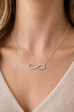 Load image into Gallery viewer, Michif Niiya Infinity Necklace – Sterling Silver
