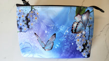 Charger l&#39;image dans la galerie, Blue Butterfly Cross body or large clutch - North of Fifty Indigenous Boutique
