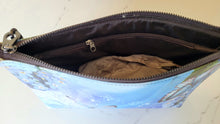 Charger l&#39;image dans la galerie, Blue Butterfly Cross body or large clutch - North of Fifty Indigenous Boutique
