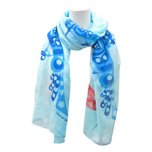 Load image into Gallery viewer, Peace Love and Happiness Scarf by Francis Dick
