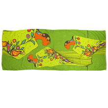 Load image into Gallery viewer, &quot;Spirit of the Woodlands&quot; Eco Scarf, artwork by Native artist Maxine Noel
