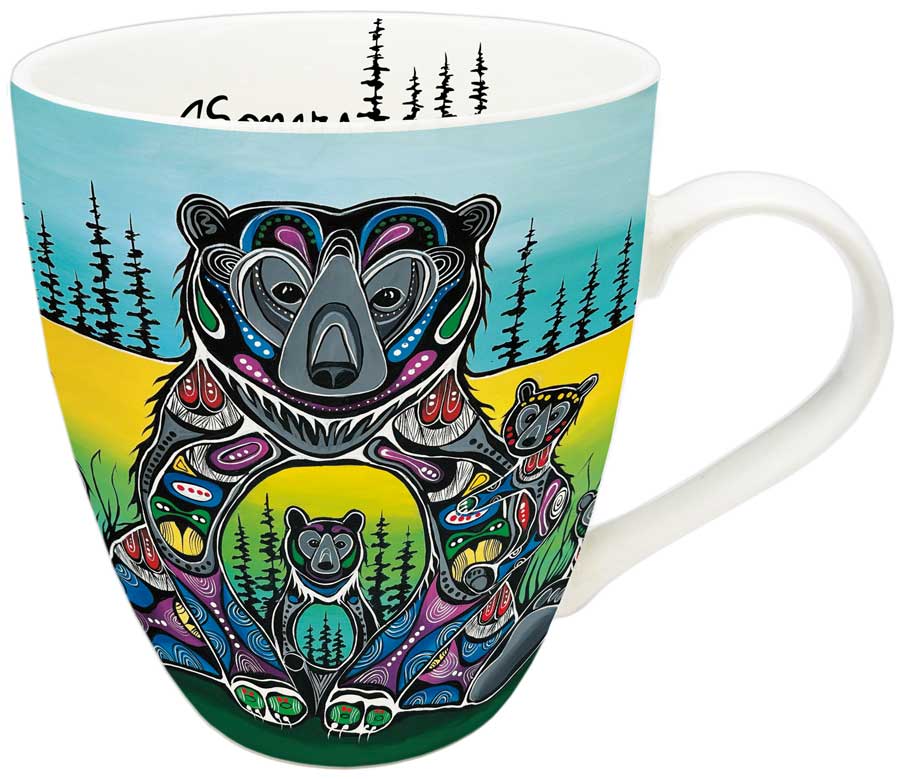 Bear Medicine 18 oz mug by Indigenous artist, Jessica Somers - arriving late January 2025