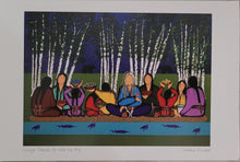 Load image into Gallery viewer, Giving Thanks for Who We Are indigenous wall art by Simone McLeod Canada
