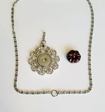 Load image into Gallery viewer, Necklace with detachable pendant and snap
