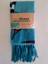 Load image into Gallery viewer, Hummingbird  ECO Art Print Shawl by Francis Dick

