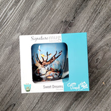 Load image into Gallery viewer, &quot;Sweet Dreams&quot; 18 oz Mug, art by Metis artist Carla Joseph / Sleeping Moose
