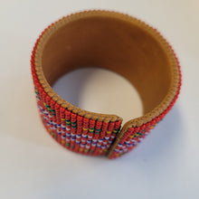 Load image into Gallery viewer, Beaded Metis Sash beaded Cuff Bracelet
