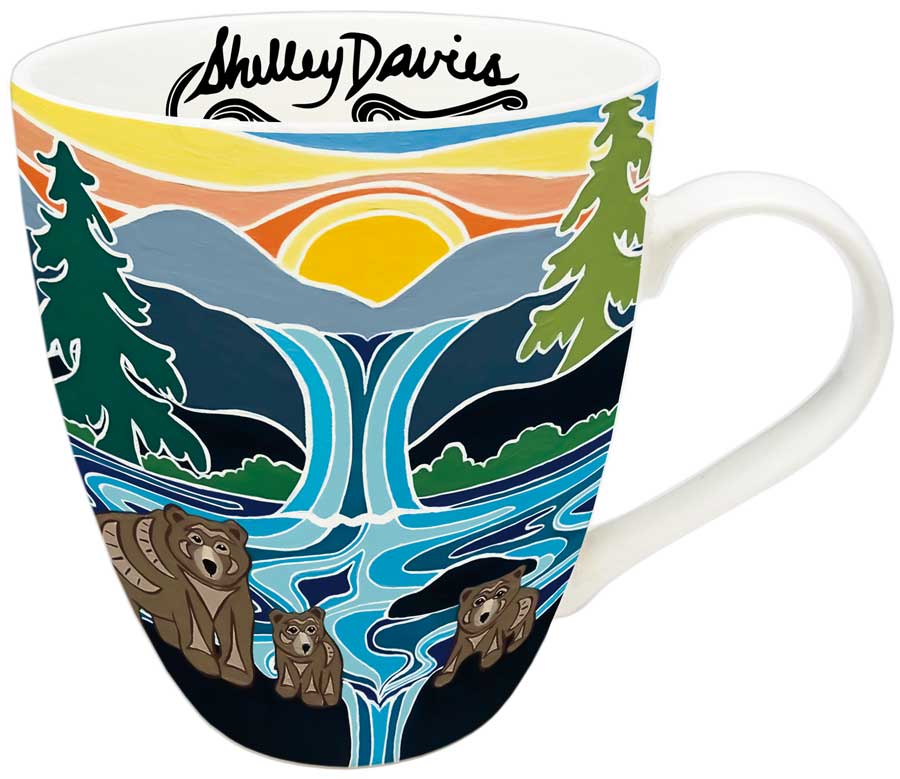 One Last Swim 18 oz mug. Artwork by Shelley Davies - arriving late January 2025