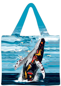 "Spirit Whale" Reusable Shopping Bag by Stephanie White