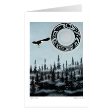Charger l'image dans la galerie, Eagle Moon, Shelley Davies, Wall Art, Indigenous Art, North of Fifty
