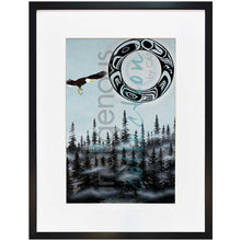 Load image into Gallery viewer, Shelley Davies Eagle Moon Wall Art | Native Art Canada
