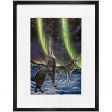 Charger l'image dans la galerie, The Howling Pair Wall Art by Ronnie Simon |  Indigenous Art Print Canada
