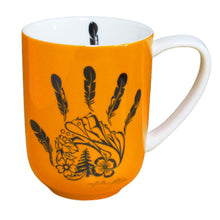 Load image into Gallery viewer, &quot;Gitxsan Hand&quot; 16 oz mug by Native artist, Michelle Stoney
