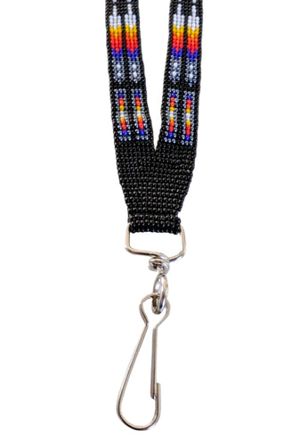 Black beaded lanyard North of Fifty 50